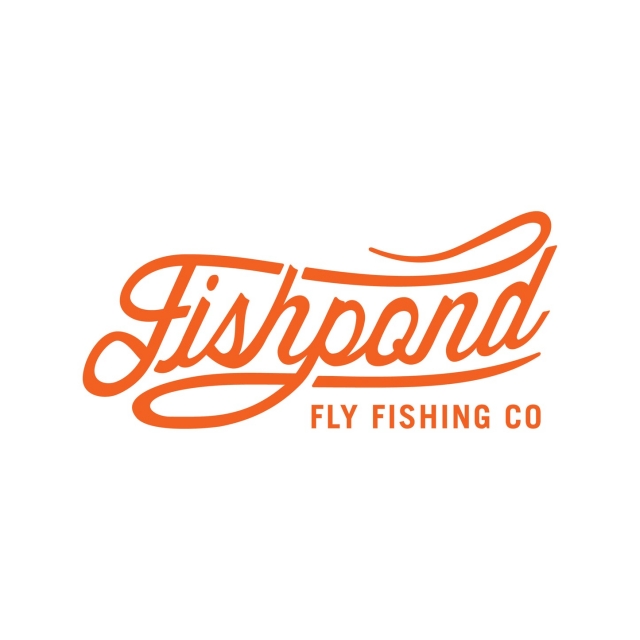 Fishpond - Thermal Die Cut Sticker- Heritage- 4.5"- Orange