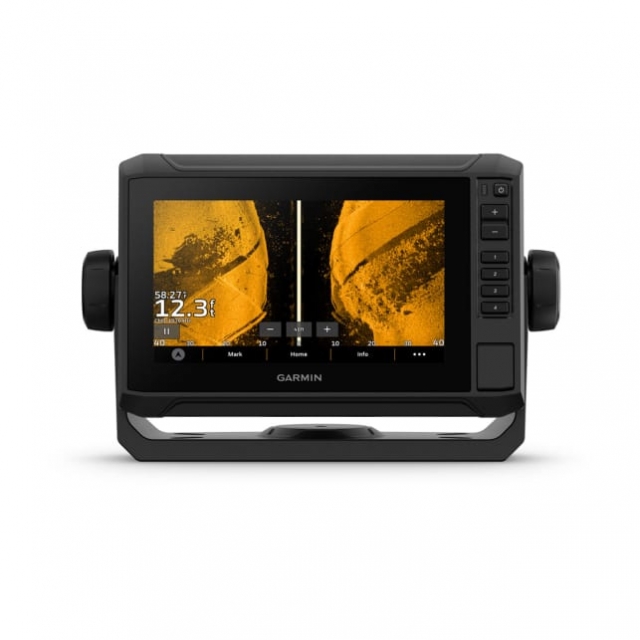Garmin - ECHOMAP UHD2 73sv, US Lakes+Rivers GN+ w/GT54 xdcr