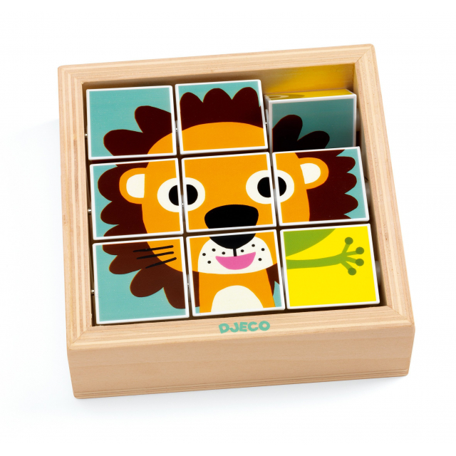 DJECO - Tournanimo Wooden Puzzle