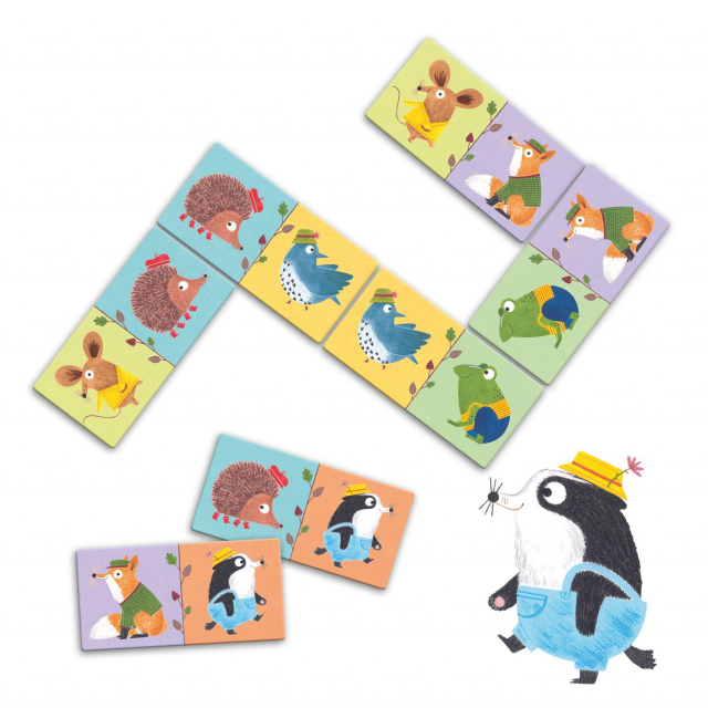 DJECO - Animals Domino Game