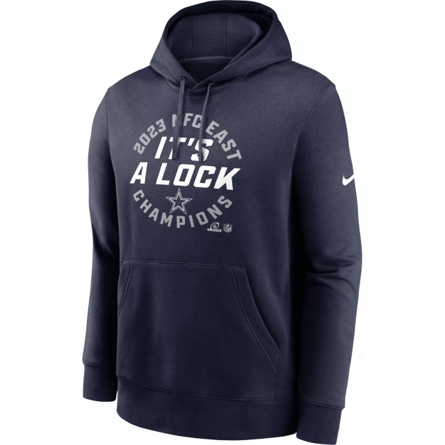 Nike - Men's Dallas Cowboys 2023 NFC East Division Champions Locker Room Hoodie in Cypress TX