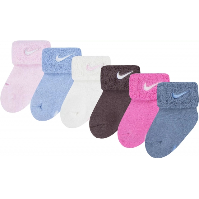 Nike - Infant Terry Cuffed Ankle Socks - 6 Pack