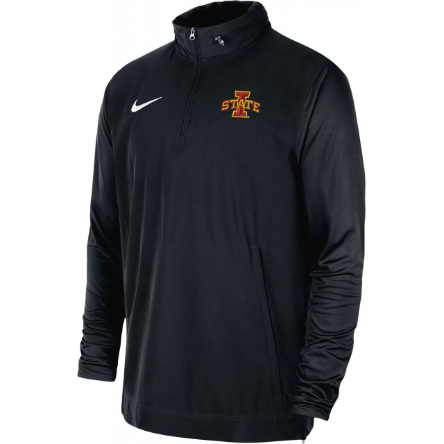 Nike - Men's Iowa State Cyclones Black Football Sideline Coach Lightweight Jacket
