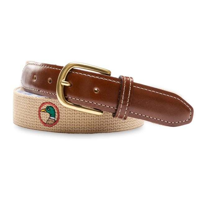 Duck Head - Men's Embroidered Logo Web Belt