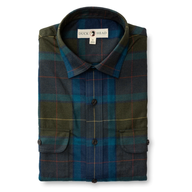 Duck Head - Men's Holman Plaid Performance Flannel Sport Shirt