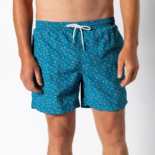 Duck Head - Men's 6" Print Sailport Swim Short