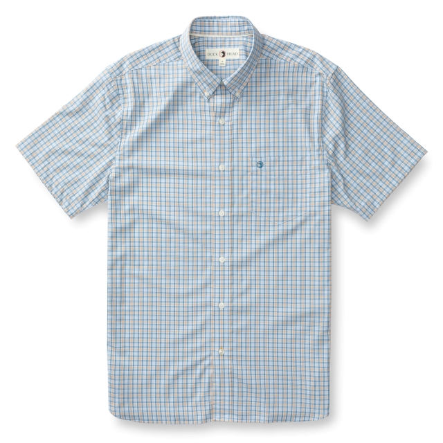 Duck Head - Men's Performance Poplin Sport Shirt - Driggs Plaid