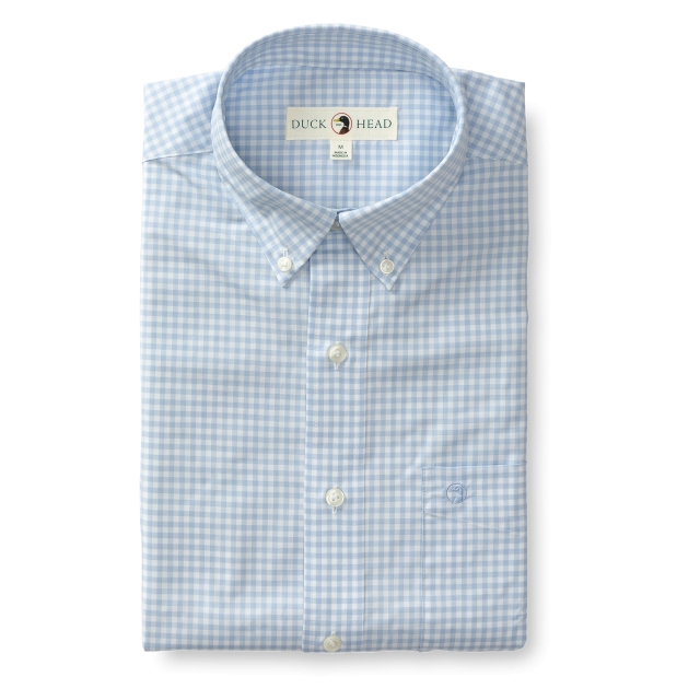 Duck Head - Men's Walton Gingham Performance Poplin Sport Shirt