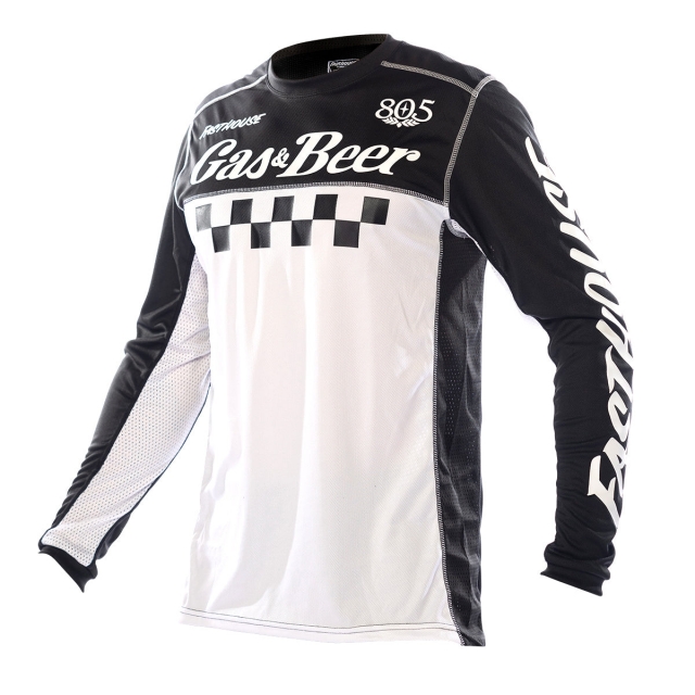 Fasthouse - Men's 805; Grindhouse Tavern Jersey - Black/White in Red Deer AB