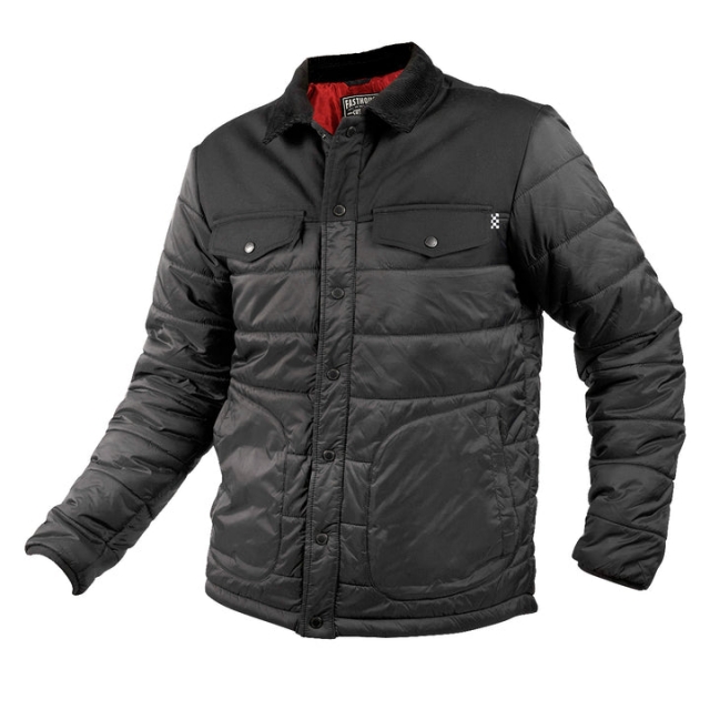 Fasthouse - Men's Prospector Puffer Jacket - Black in Cerritos CA