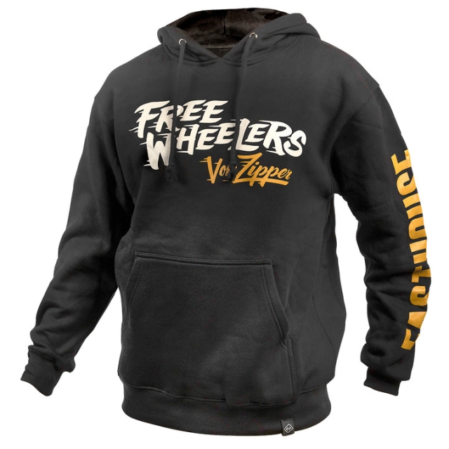 Fasthouse - Men's VZ Free Wheelers Hooded Pullover - Black