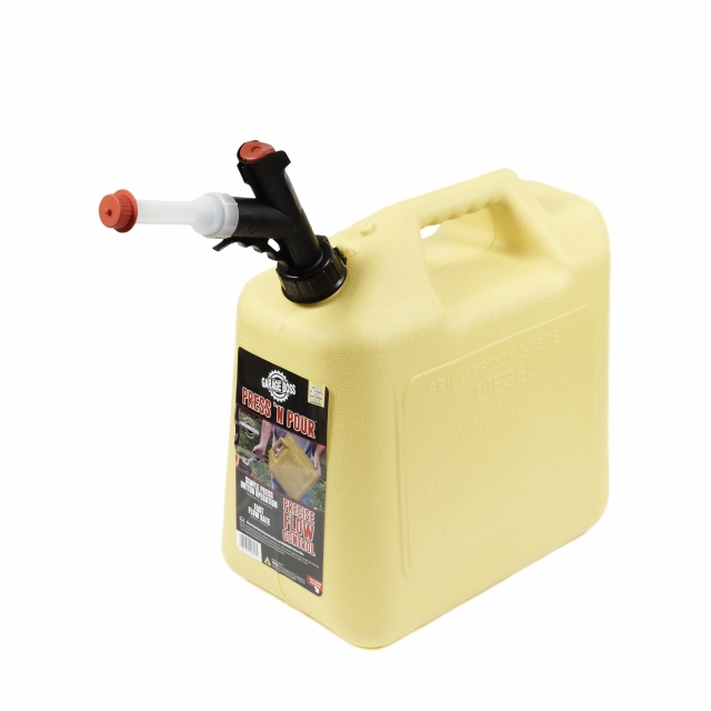 Briggs & Stratton - BSGB356 Garageboss Press 'N Pour Diesel Can, 5 Gallon