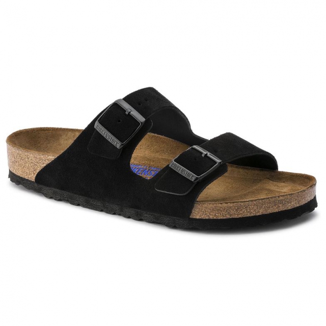 Birkenstock - Arizona Soft Footbed Suede Leather in Colma CA