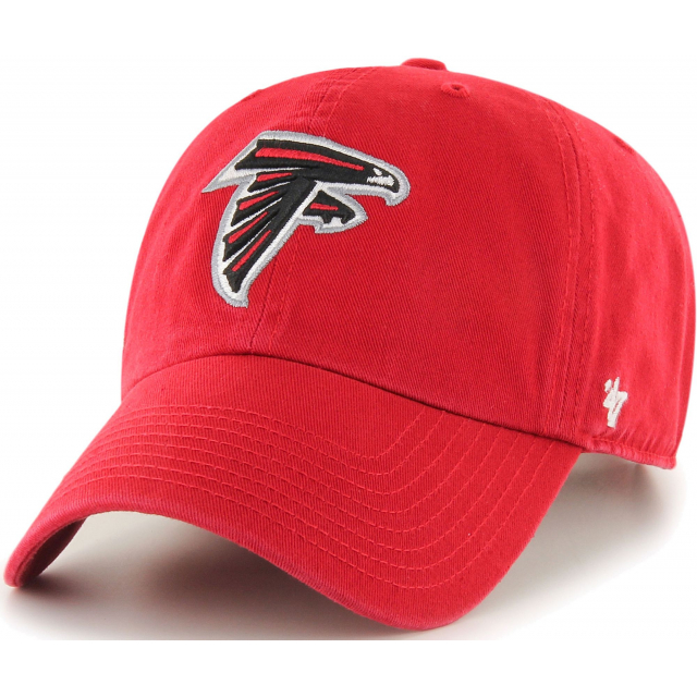 47 Brand - Men's Atlanta Falcons Clean Up Red Adjustable Hat