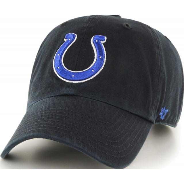 47 Brand - Men's Indianapolis Colts Clean Up Black Adjustable Hat in Cypress TX