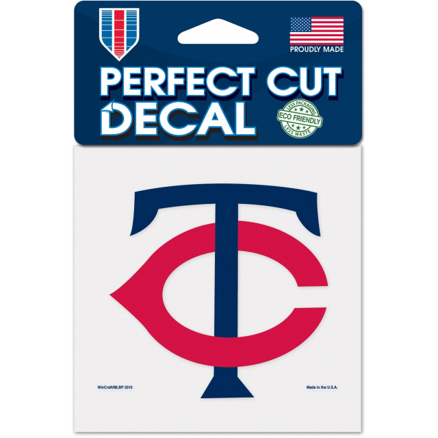 WinCraft - Minnesota Twins 4'' x 4'' Decal