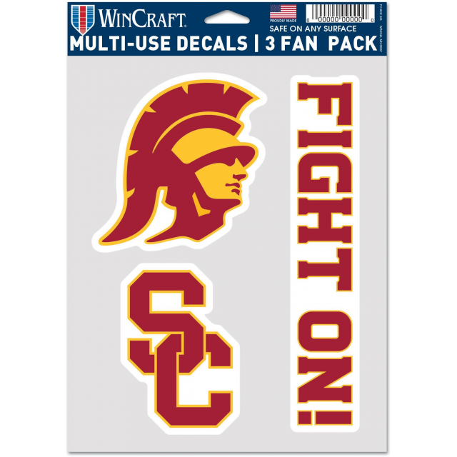 WinCraft - USC Trojans 3 Pack Fan Decal