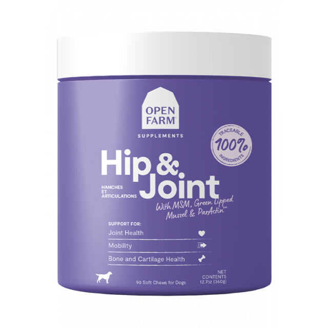 Open Farm - Supplements Hip & Joint Dog Chews, 90-count