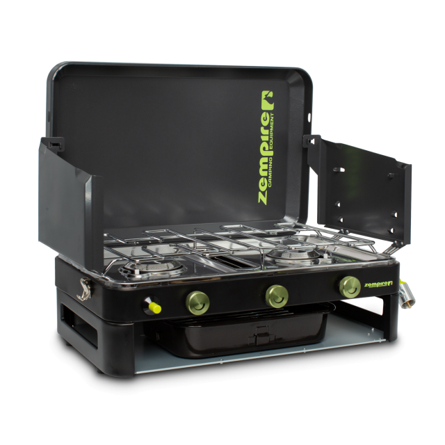 Zempire Camping - 2-Burner DLX Grill Camping Stove