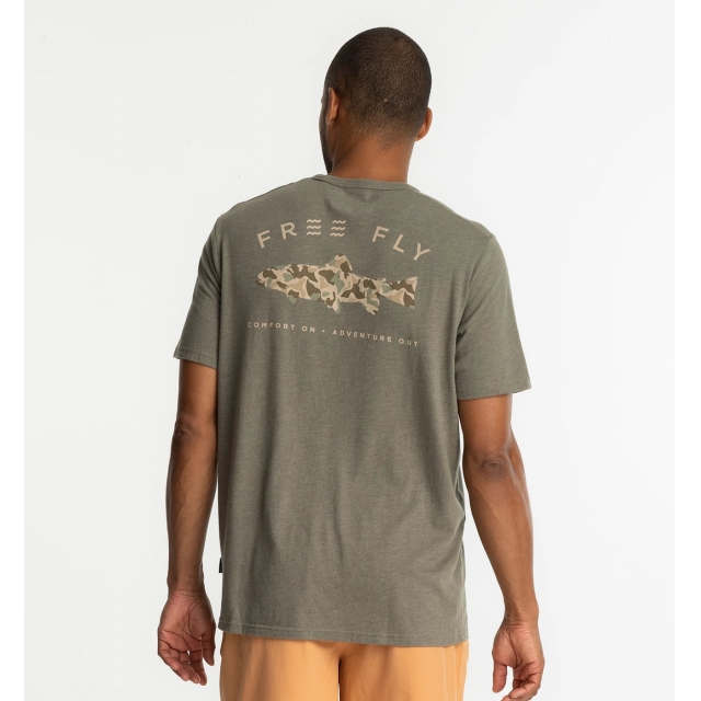 Free Fly Apparel - Trout Camo Pocket Tee