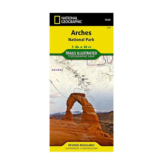 Liberty Mountain - Arches National Park #211 Topographic Map