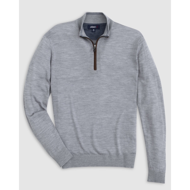 Johnnie-O - Men's Big & Tall Baron Wool Blend 1/4 Zip Pullover Sweater