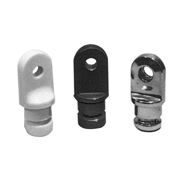 LIPPERT - Taylor Made 7/8" Round Black Nylon Bimini Top Internal Eye End - 1 Pair in Westerly RI
