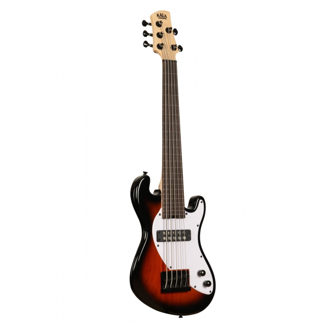 Kala Brand Music Co. - Solid Body 5-String Tobacco Burst Fretless U•BASS