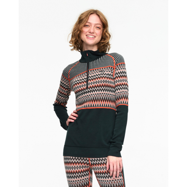 Kari Traa - Women's Silja Wool Half-Zip - 100% Merino Wool