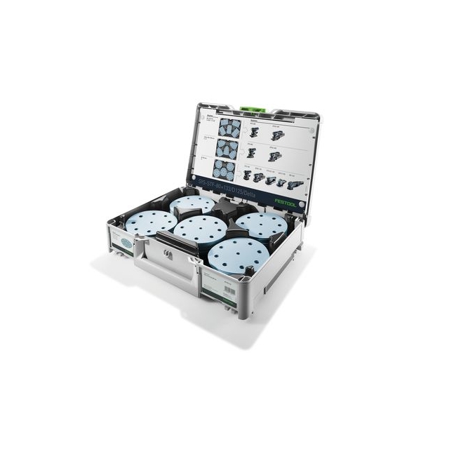 Festool - Abrasive sheet SYS-STF D125 GR Set in Brisbane-CA