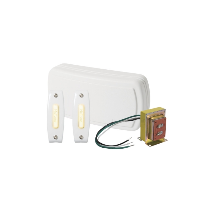 Broan-NuTone - Builder Kit Doorbell with Two Lighted Pushbuttons BK125LWH in Oroville WA