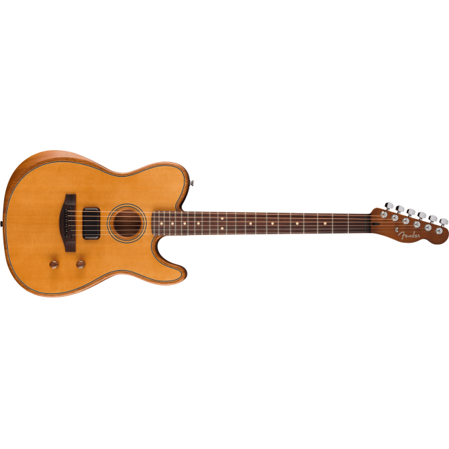 Fender Guitars - Acoustasonic Standard Telecaster, Aged Natural