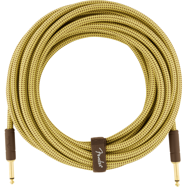 Fender Guitars - Deluxe Series Instrument Cable - Straight/Straight - 10' - Tweed