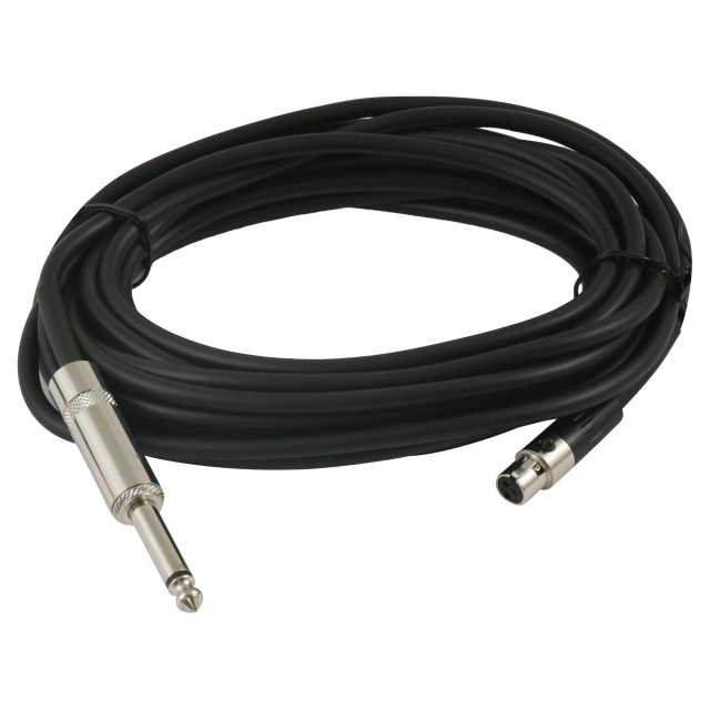 Peavey - H5 Harmonica Mic Cable - Mini XLR to 1/4" Phone Plug