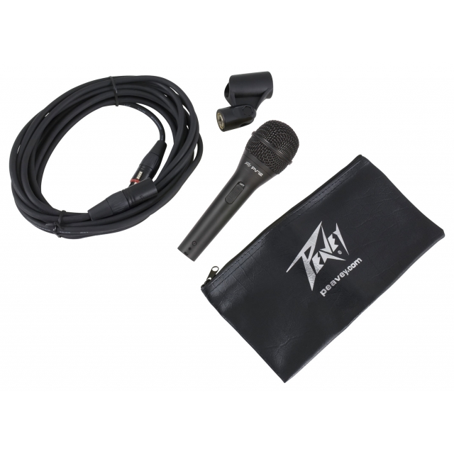 Peavey - PVi 2 Dynamic Vocal Microphone with XLR Cable - Black