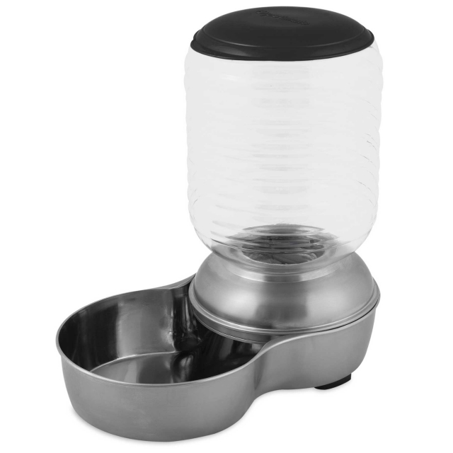 Petmate - 5 lb. Stainless Steel Replendish Feeder
