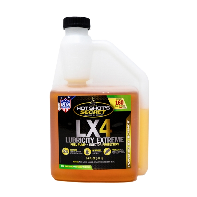 Hot Shot Secret - LX4 LUBRICITY EXTREME Fuel Additive - 16 OZ SQUEEZE