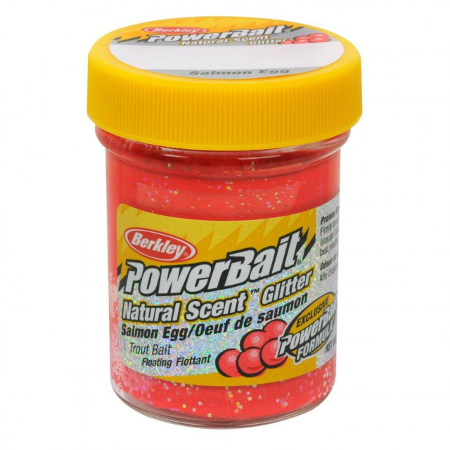 Berkley - PowerBait Natural Glitter Trout Bait | Salmon Egg | Model #BGTSSER2