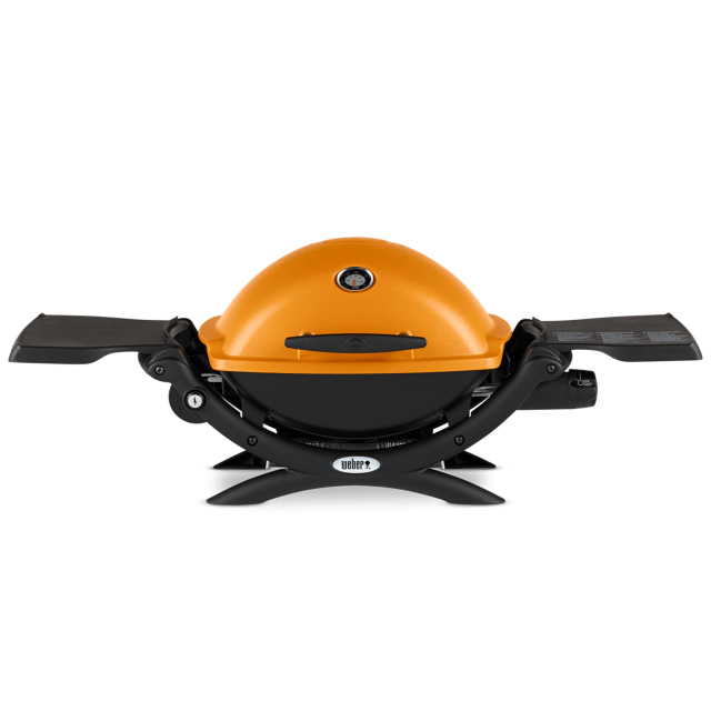 Weber Grills - Q 1200 Gas Grill LP Orange