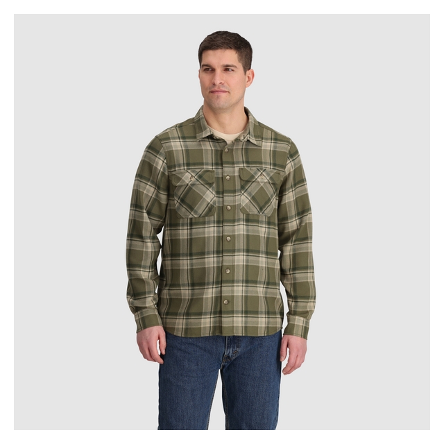 Outdoor Research - Men's Feedback Flannel Twill Shirt in Appleton WI