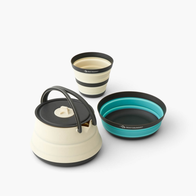 Sea to Summit - Frontier UL Collapsible Kettle Cook Set - [3 Piece] 1.1L with Cup & Bowl