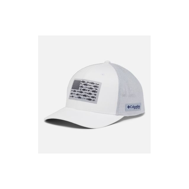 Columbia - Unisex PFG Fish Flag Mesh Ball Cap in Spring TX
