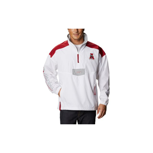 Men's Columbia White Florida Gators Santa Ana Anorak Quarter