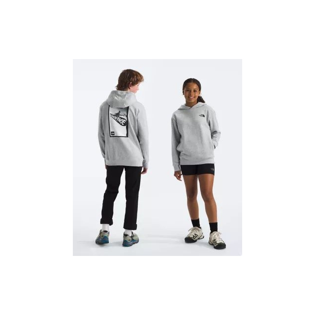 The North Face - Teen Snow Camp Fleece Pullover Hoodie in Spring TX