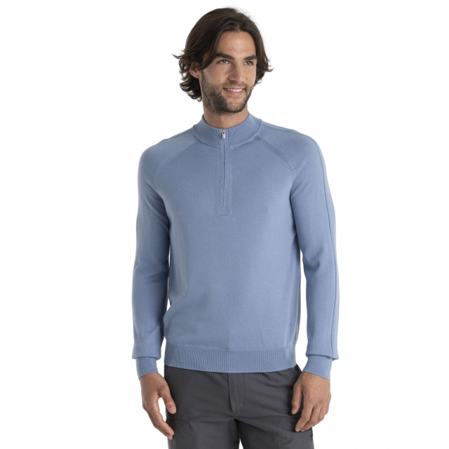 Icebreaker - Men's MerinoFine Luxe LS Half Zip Sweater