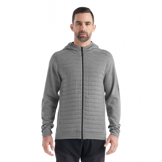 Icebreaker - Men's ZoneKnit Insulated LS Zip Hoodie in Atlanta GA