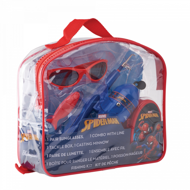 Pure Fishing - Shakespeare Spiderman Backpack Kit