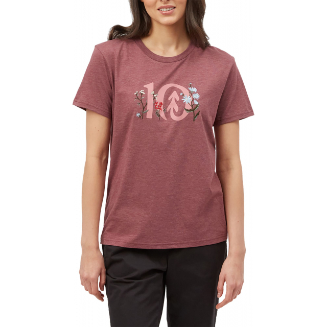 Tentree - Women's Floral Logo T-Shirt in Ames IA