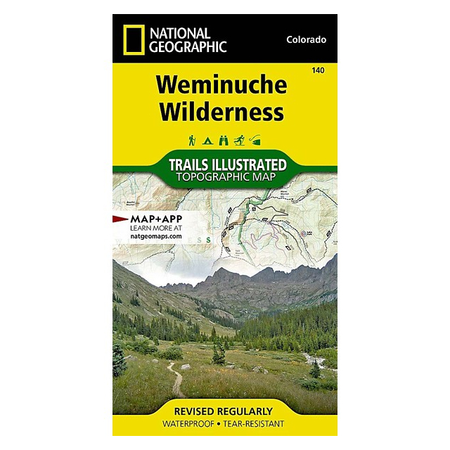 National Geographic Maps - Weminuche Wilderness Trail Map