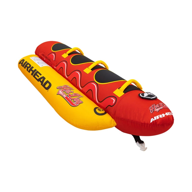 Airhead - Triple Dog | 1-3 Rider Towable Tube for Boating